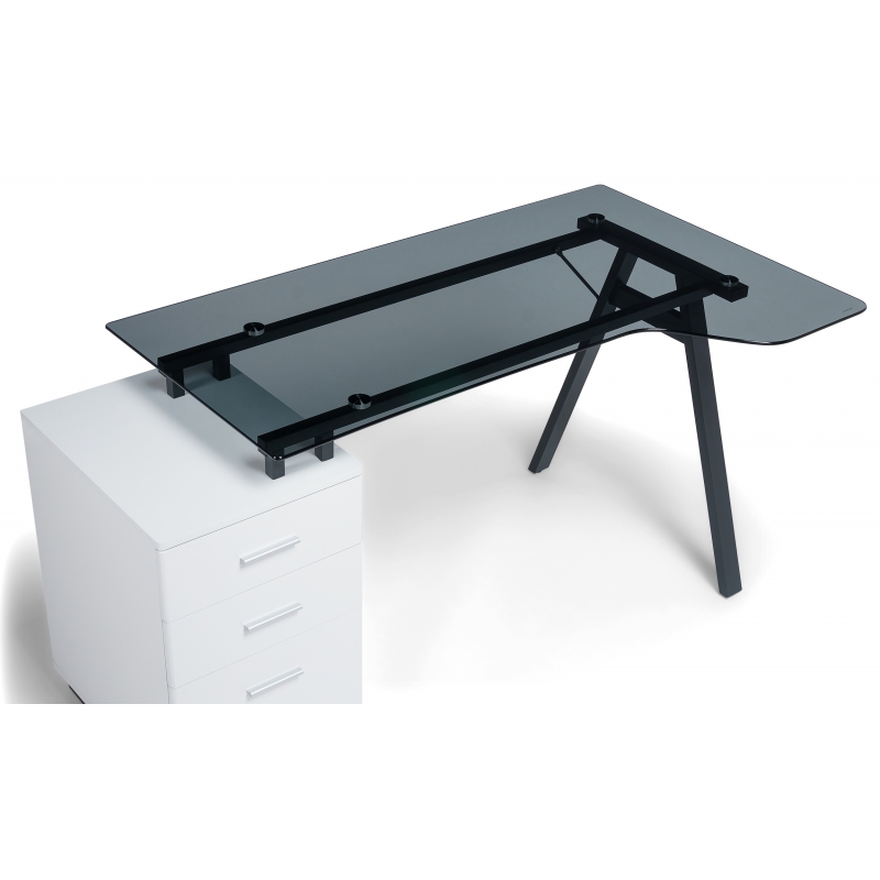 Компьютерный стол Torvi white / black