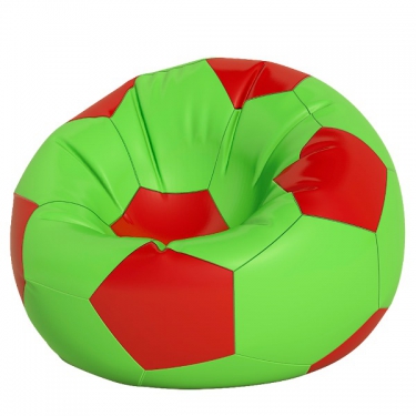 Кресло-мешок Мяч макси салатово-красный
